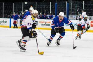 John Dalli handling the puck. Eagle photo by Rob Abruzzese