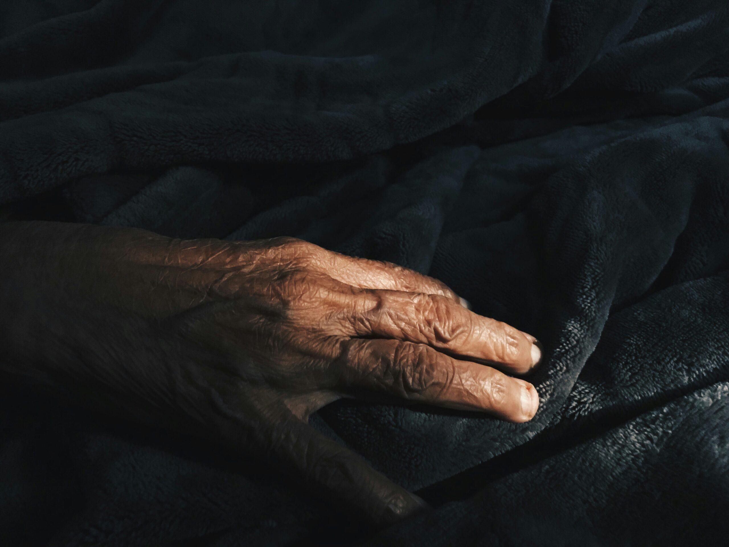 elderly hand