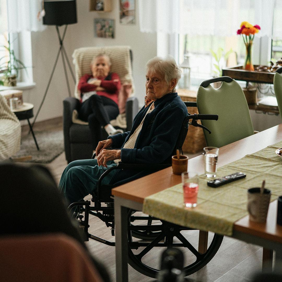 Person who is neglected at a nursing home