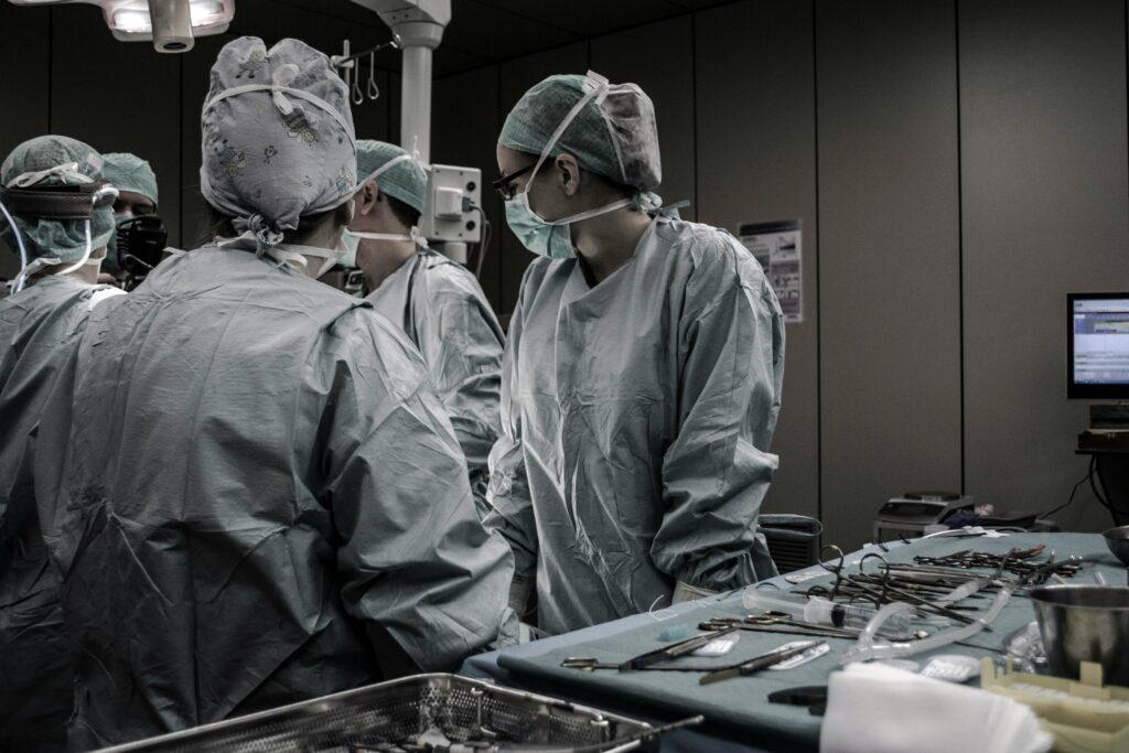 doctors and nurses in operating room