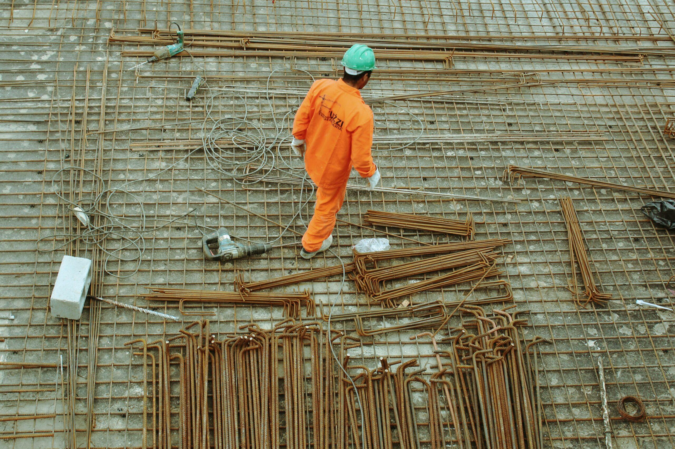 worker on the construction site