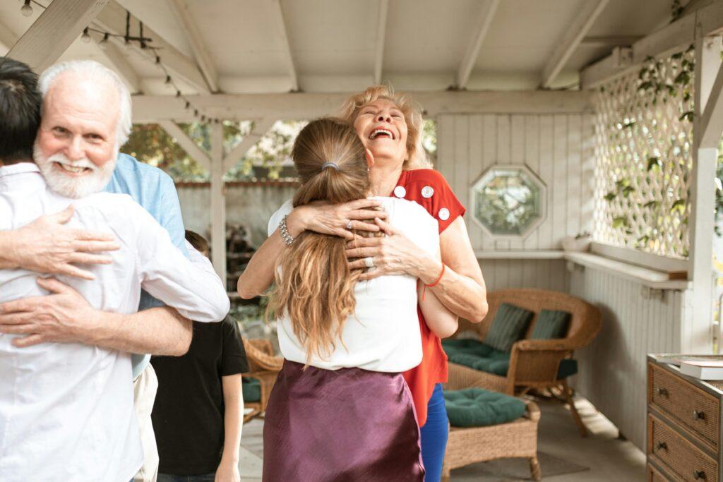 grandparents with grandchildren